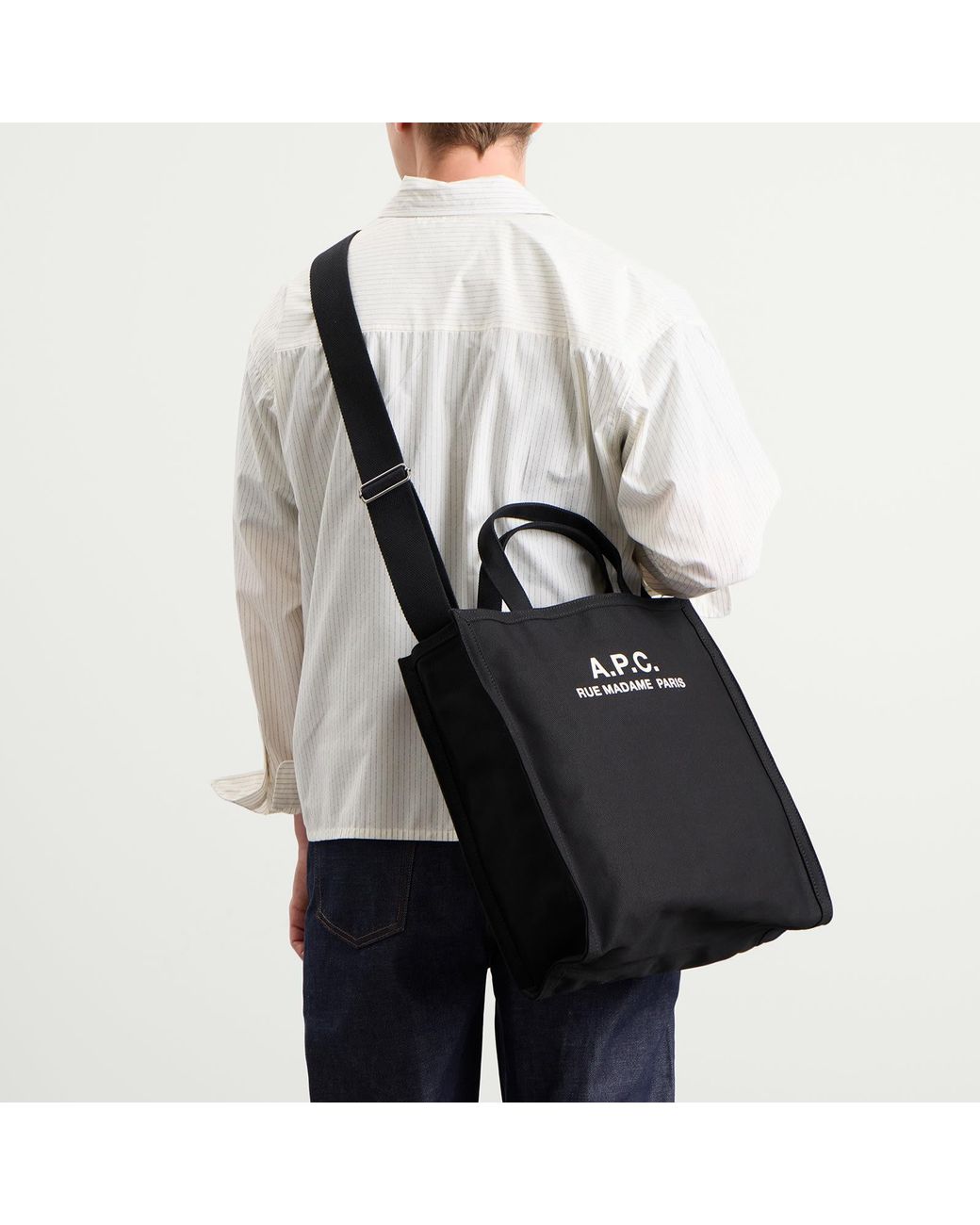 A.P.C. Black Recuperation Tote Bag