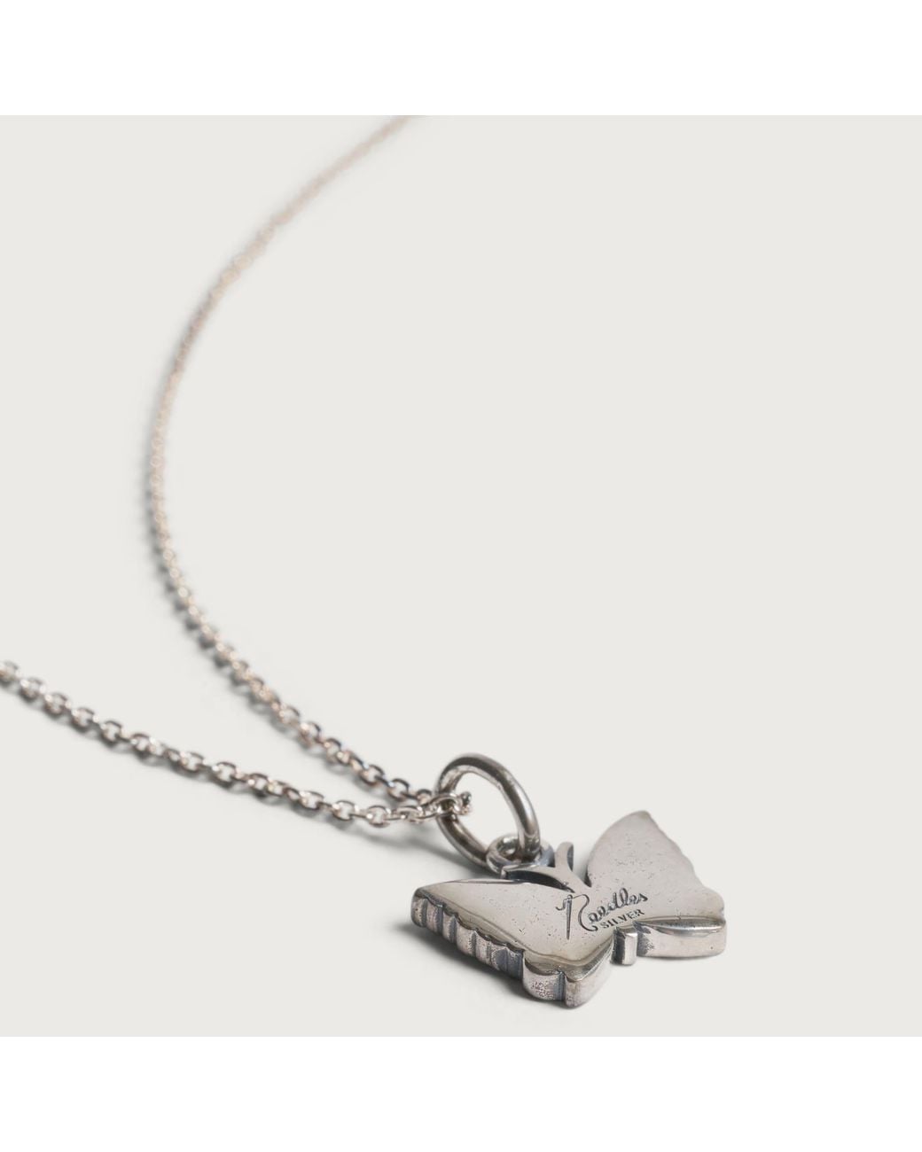 Needles Metallic 925 Pendant Necklace for men