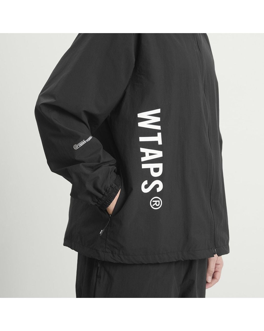 WTAPS Pertex Logo Track Jacket in Black for Men | Lyst