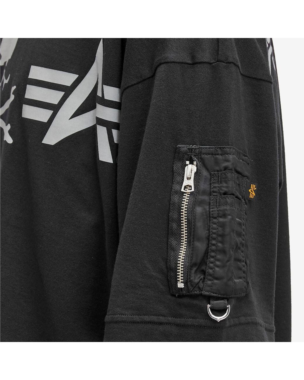 MASTERMIND WORLD X Alpha Industries Pocket T-Shirt in Black for