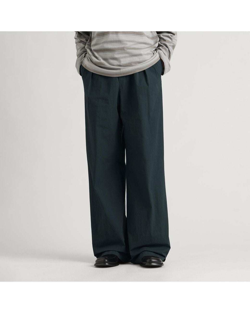 Dries Van Noten Blue Preaches Overdye Belted Trousers for men