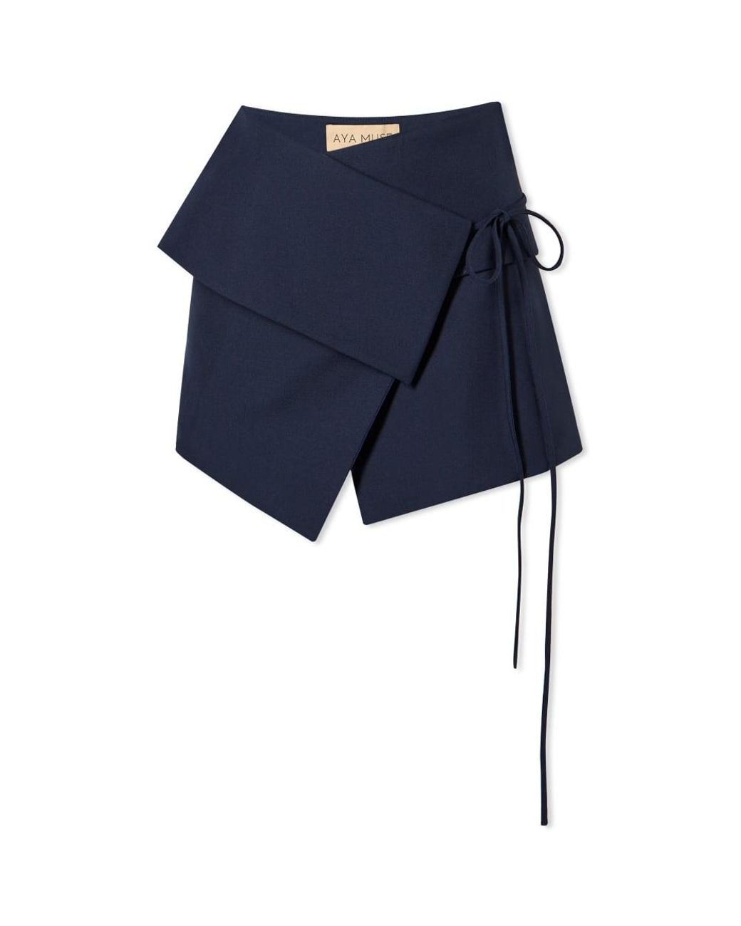 AYA MUSE Eury Layer Mini Skirt in Blue | Lyst Canada