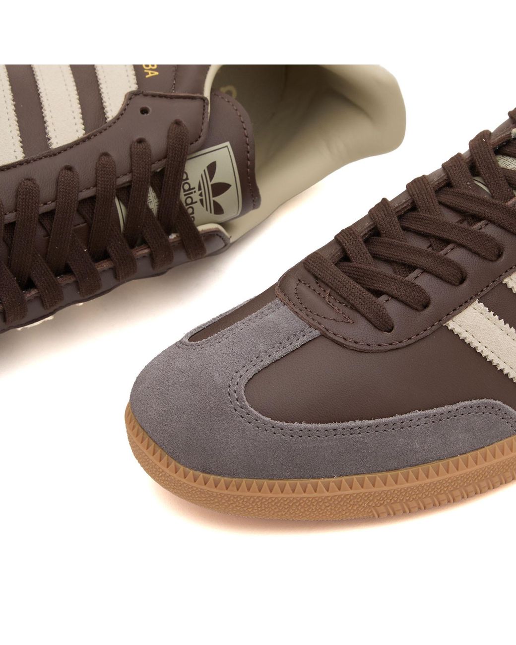 adidas gazelle silver green womens Adidas Samba OG W shabrn skyrus brown JI2733 – Sneaker Junkies main image 0