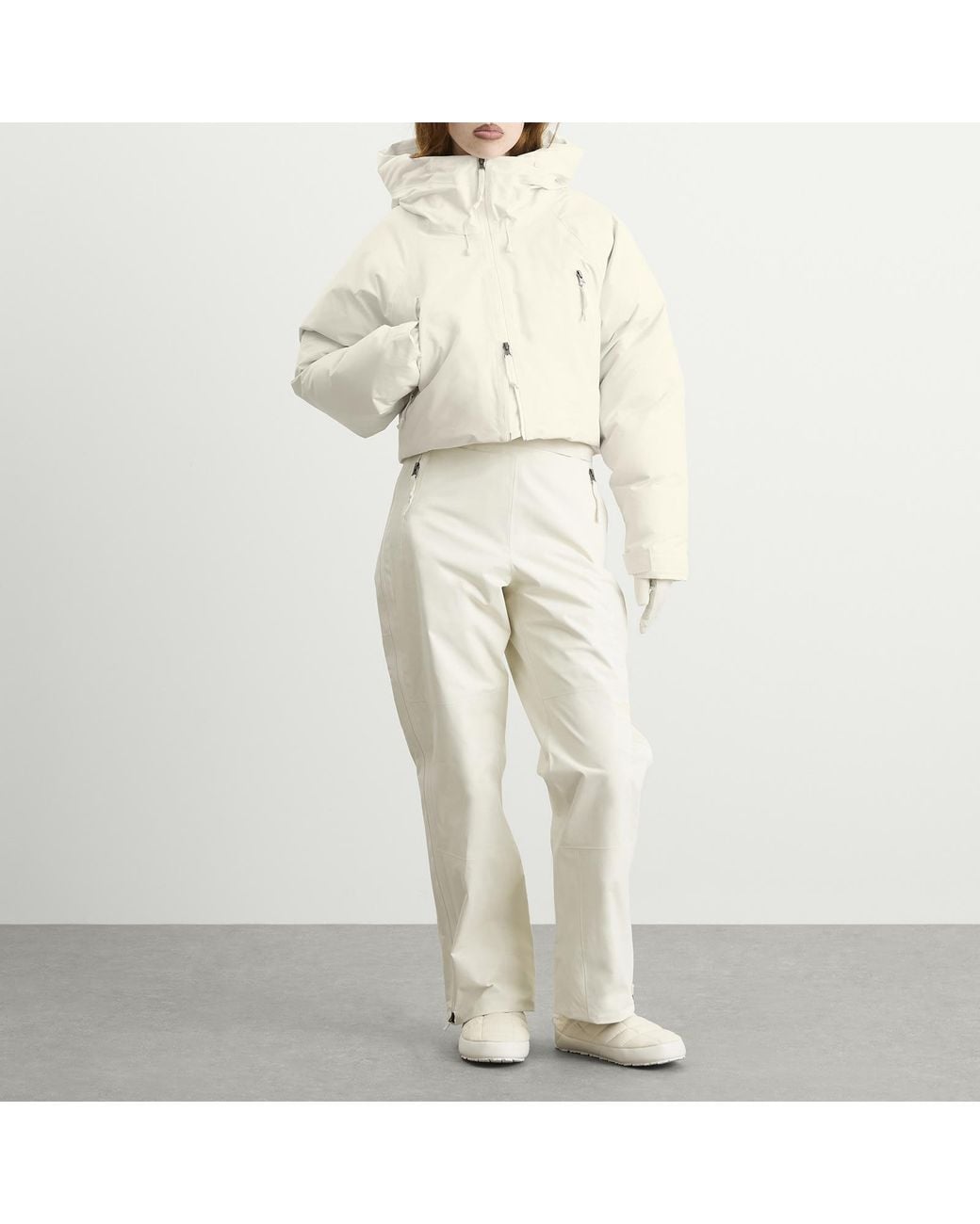 The North Face Natural X Skims W Crop Insulated Jacket