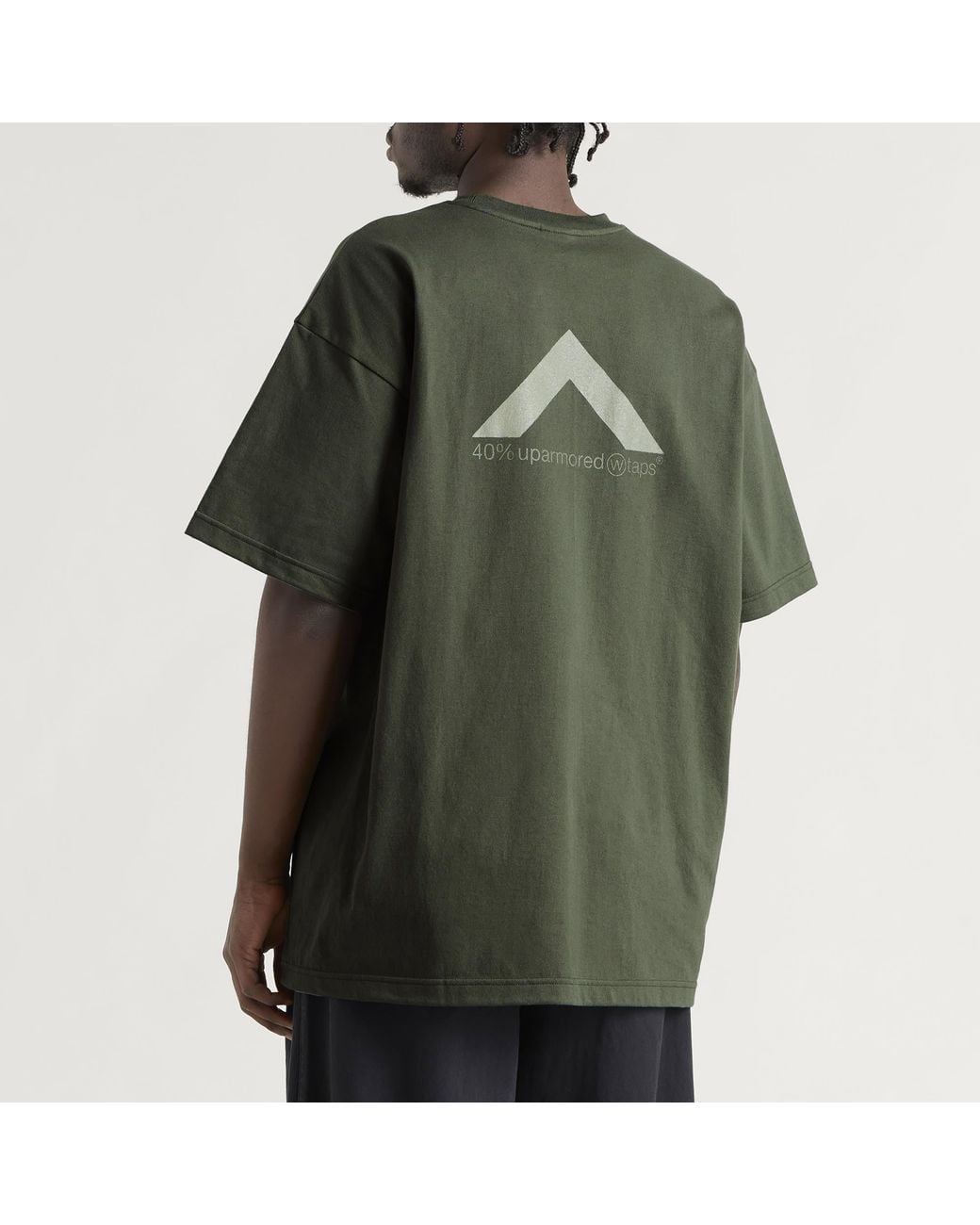 (w)taps Green 40Pct Uparmored Short Sleeve T-Shirt for men