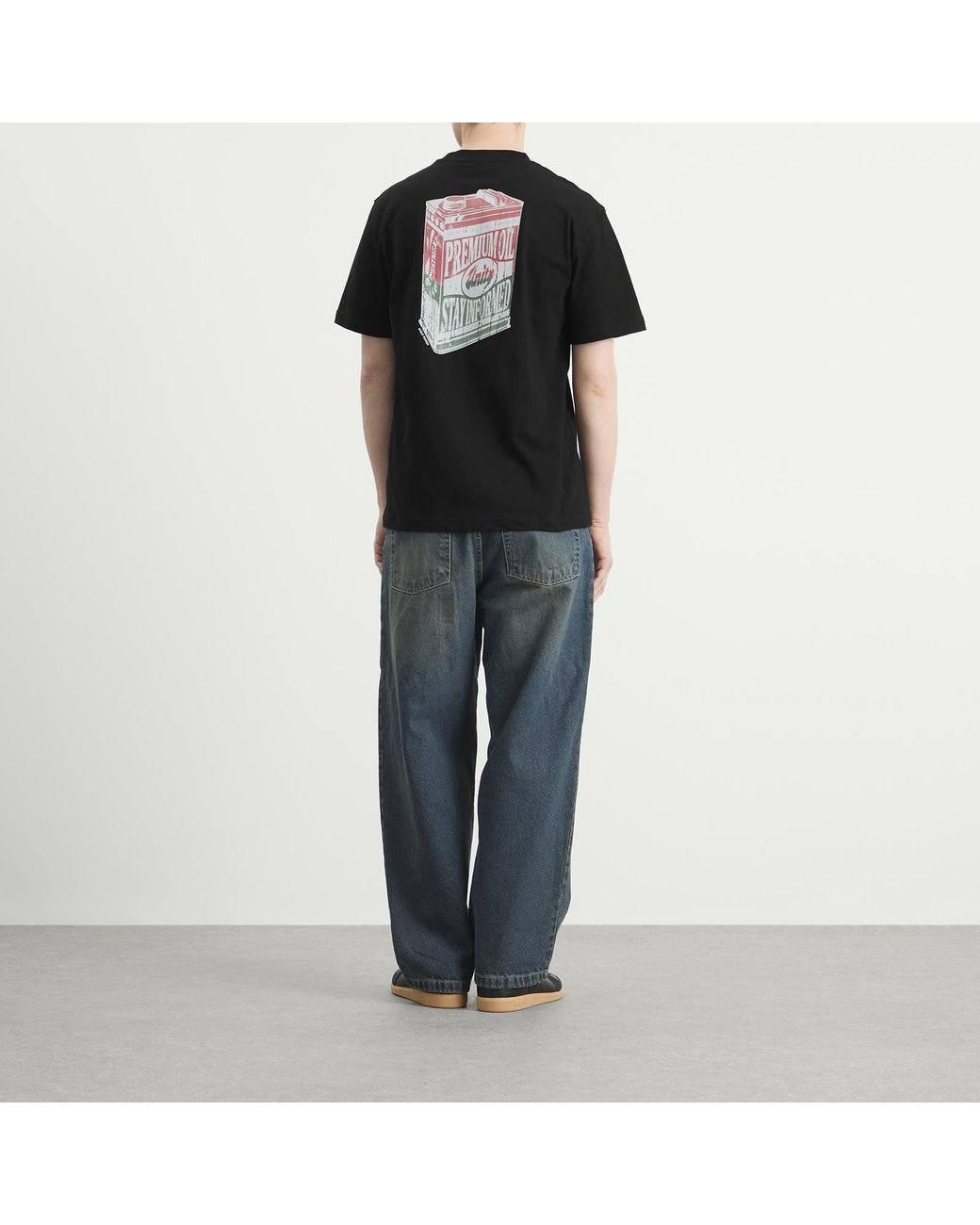 Daily Paper Black Oil Can T-Shirt for men