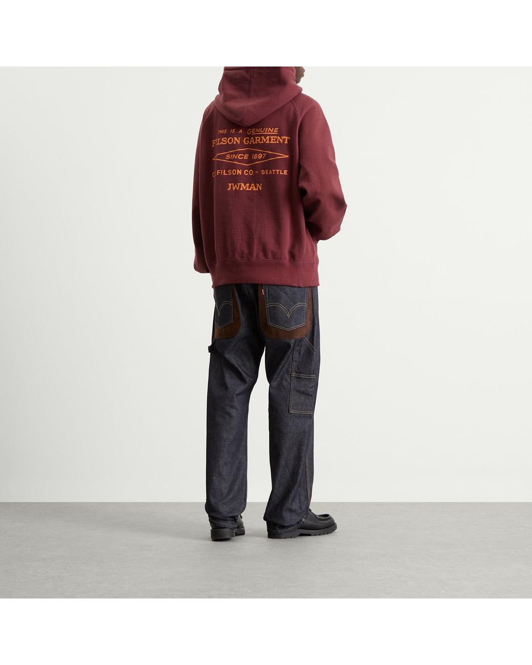 Junya Watanabe Red X Filson Hoody for men