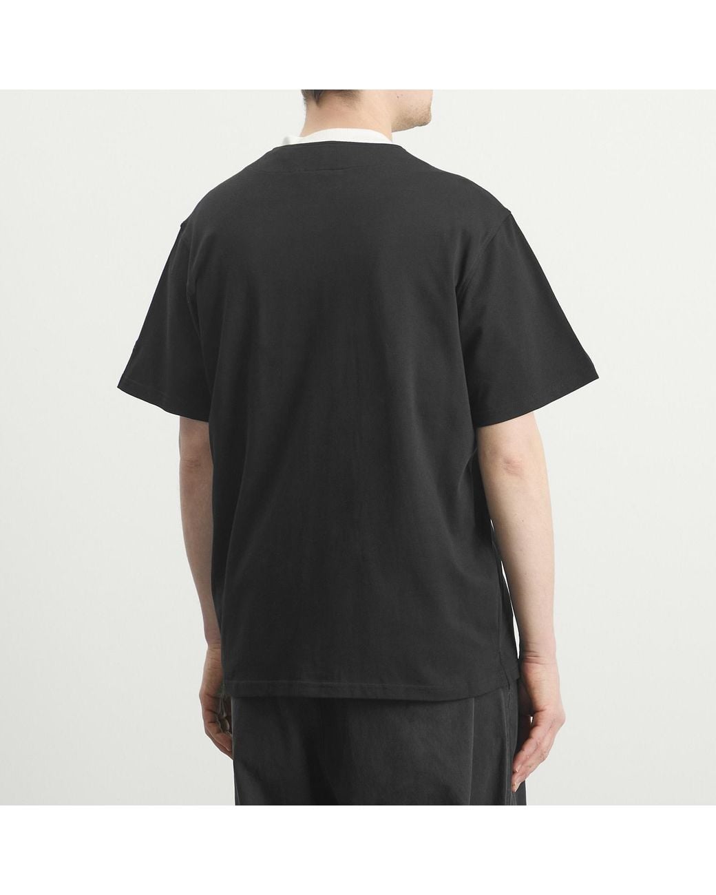 KTZ Black Script Baseball Jersey for men