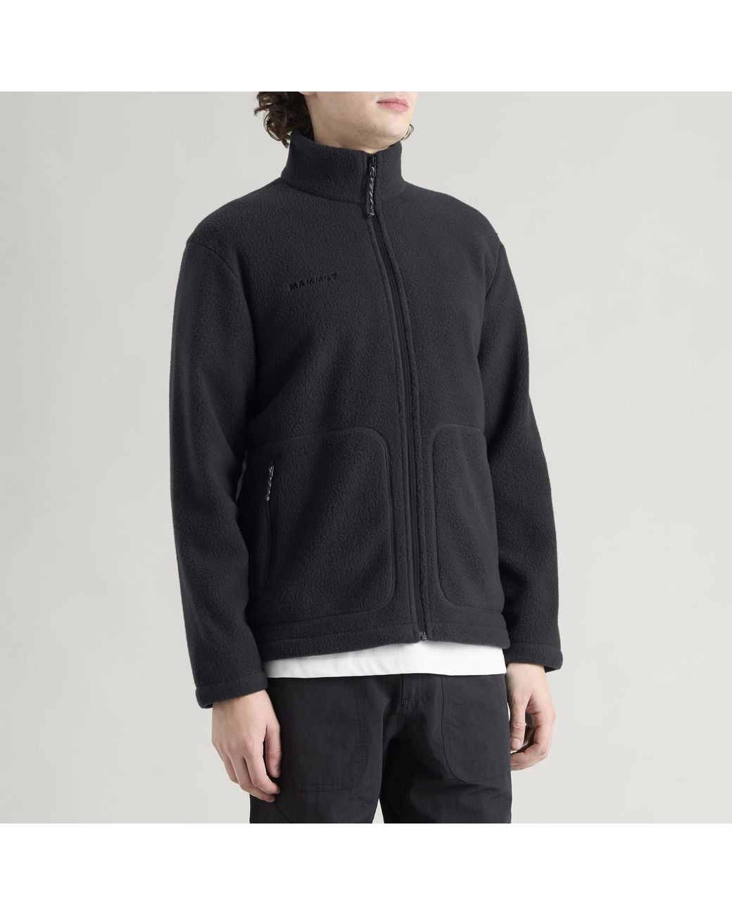 Mammut Black Falera Ml Fleece Jacket for men