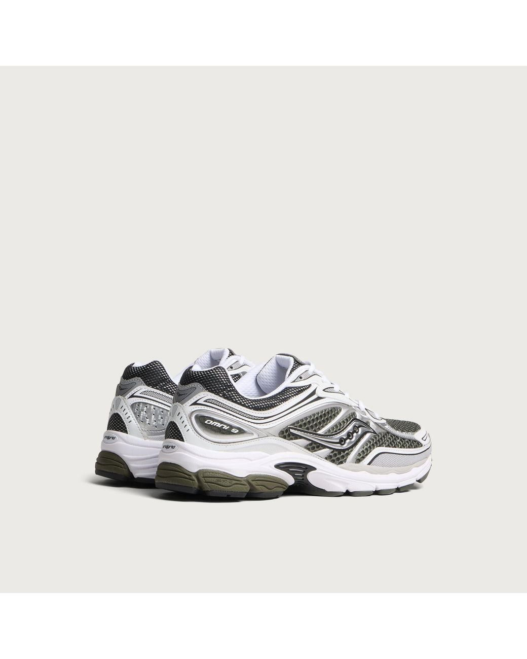 Saucony White Progrid Omni 9 Og Sneaker