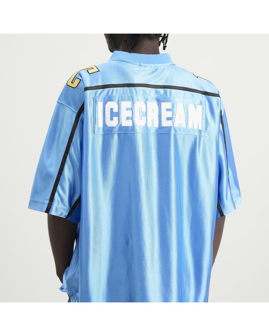 ICECREAM Blue Ic Football Shirt for men