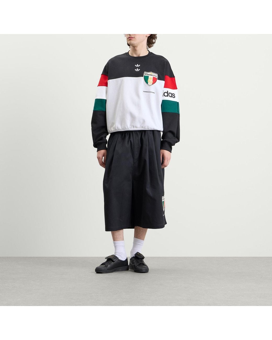 Adidas Black X Willy Chavarria Crew Sweat