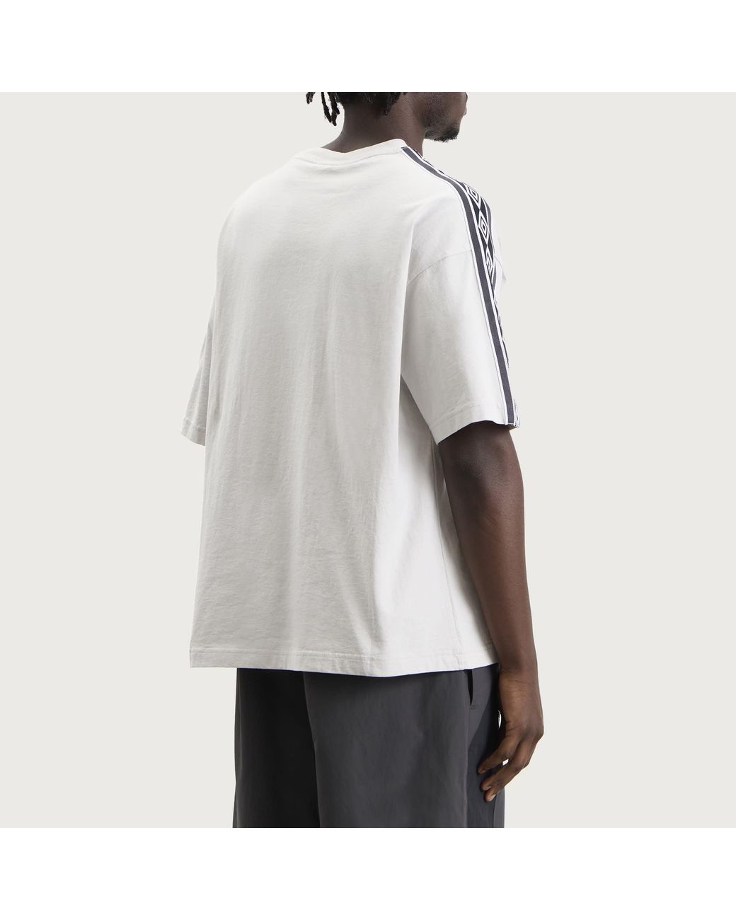 Umbro by Slam Jam White Og Tape T-Shirt for men