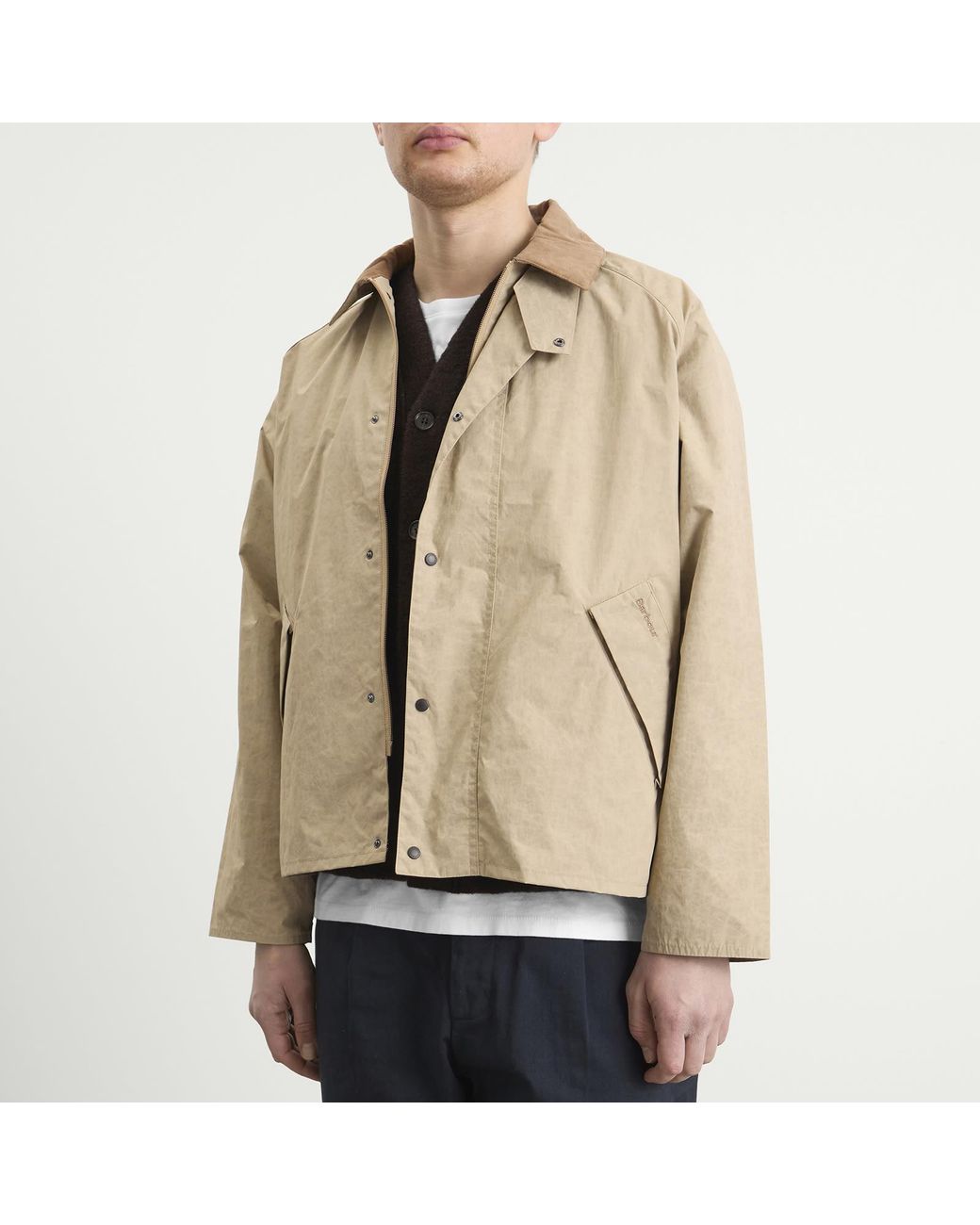 Barbour Natural Ripstop Transport Showerproof Jacket for men