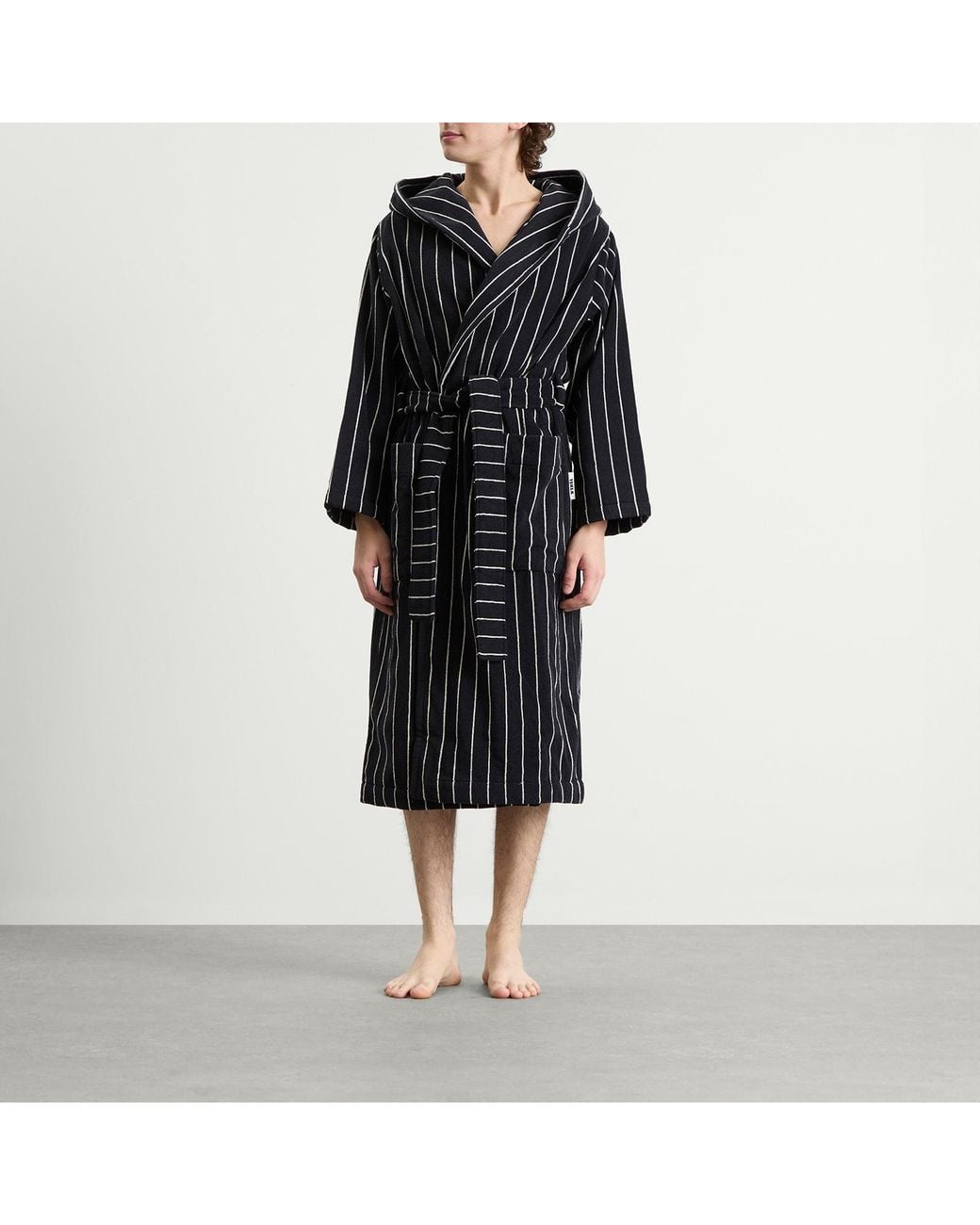 Tekla Blue Tekla Terry Hooded Bathrobe