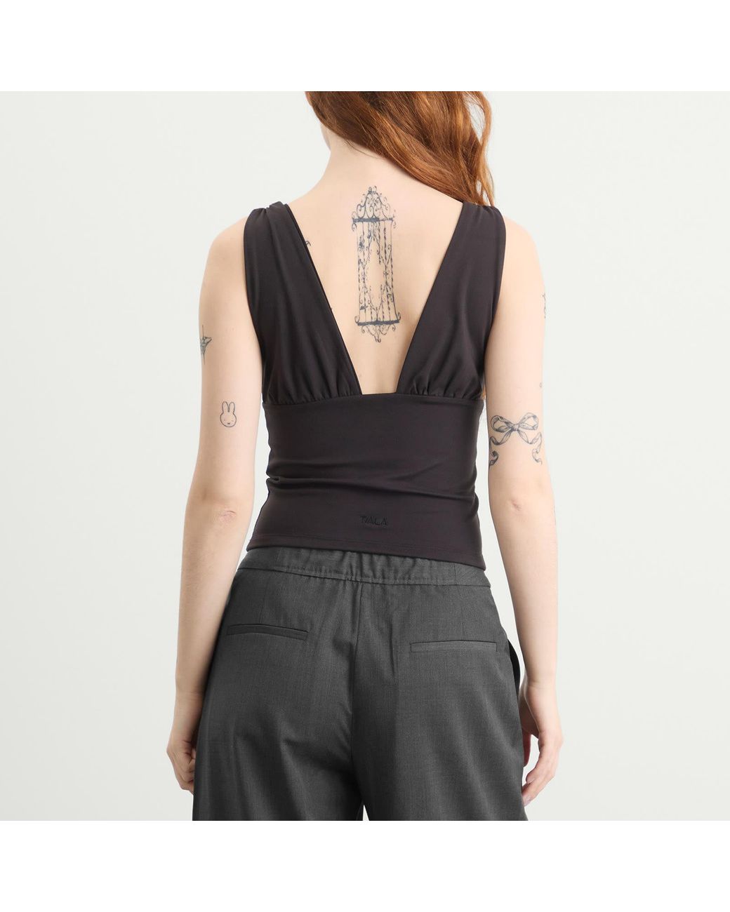 Tala Black 365 Cupro Twist Vest