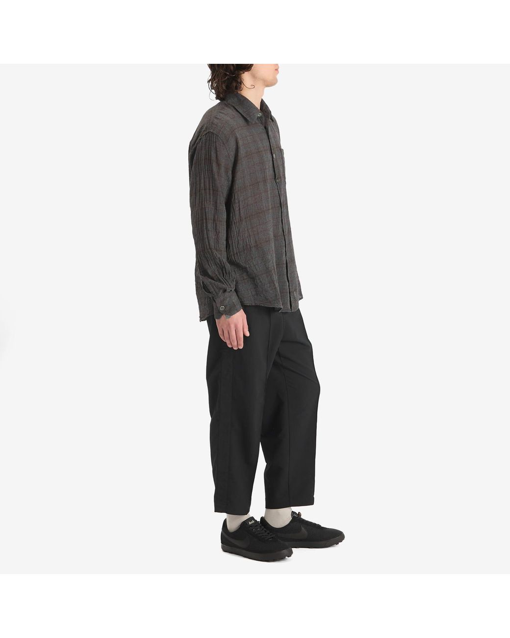 Nanamica Alphadry Cropped Trousers in Black for Men | Lyst