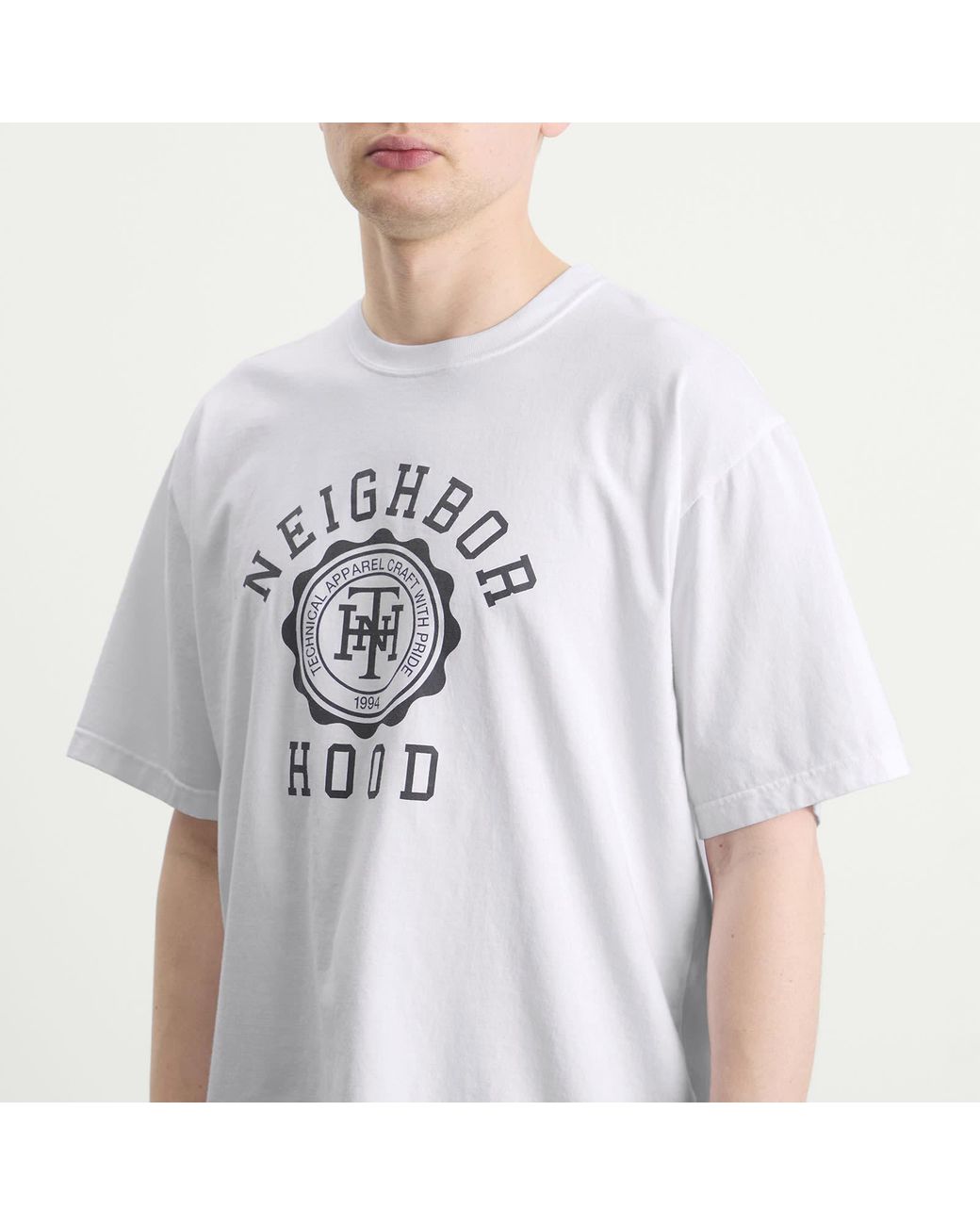 Neighborhood White Ss-4 T-Shirt for men
