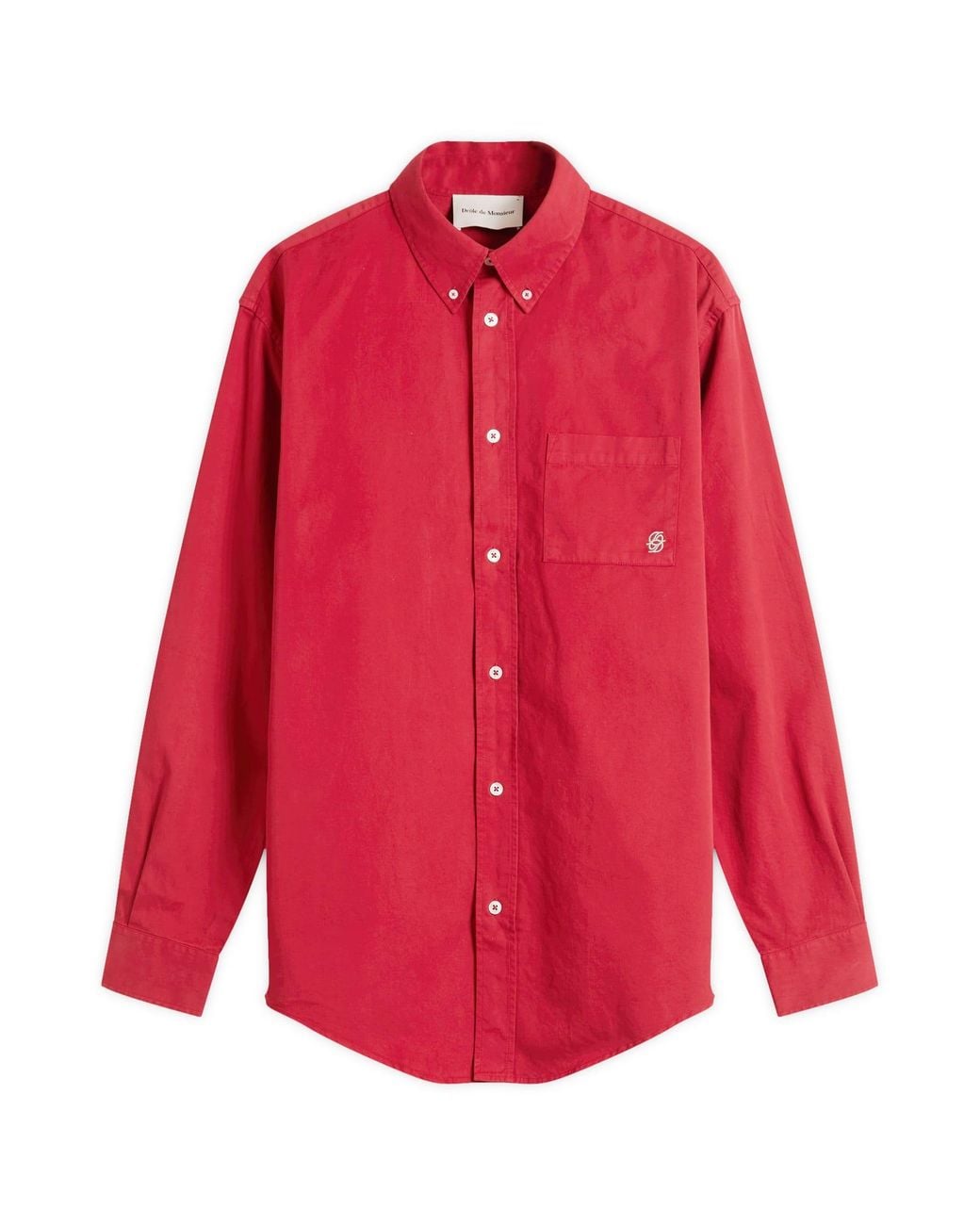 Drole de Monsieur Red Drole De Monsieur Mirror Shirt for men