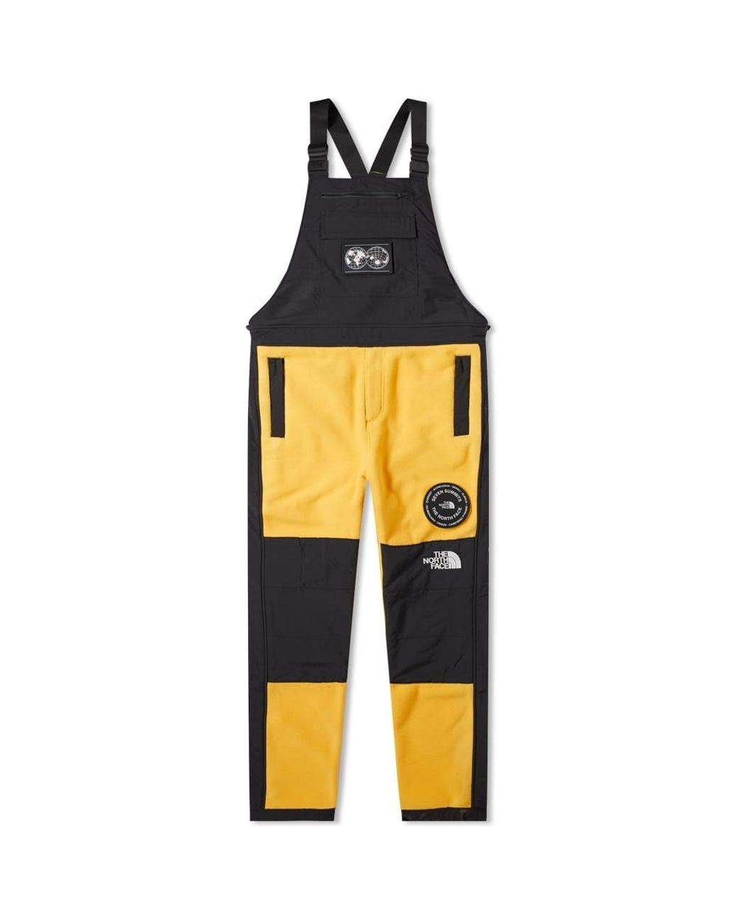 The North Face Summit Series Himalaya Fleece And Shell Dungarees in Yellow  for Men | Lyst