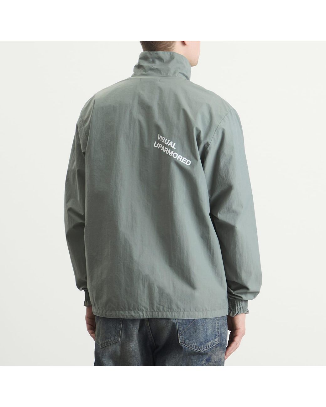 (w)taps Gray Track Jacket for men