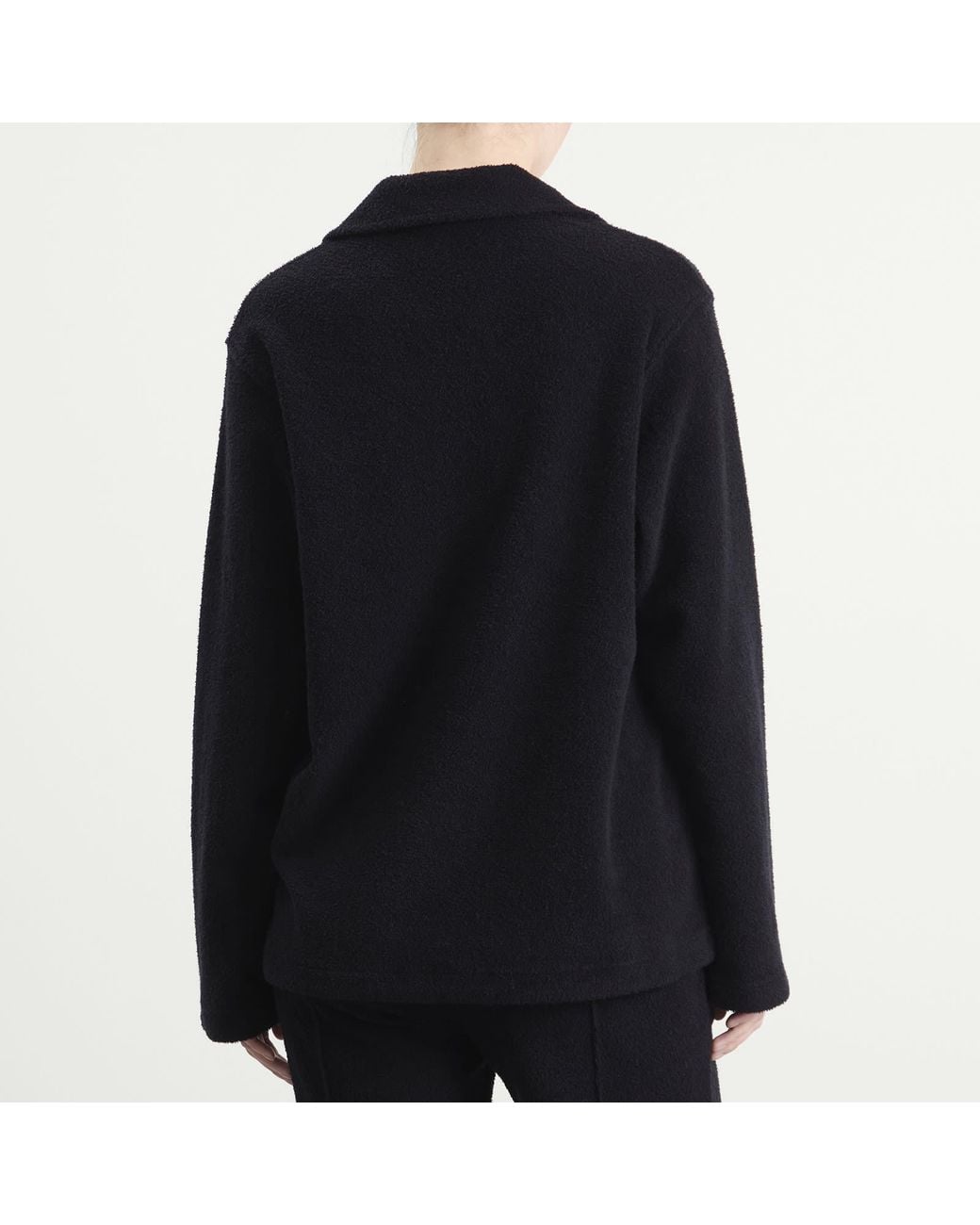 Auralee Blue Pile Shirt
