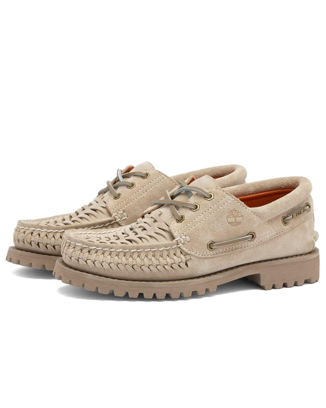 Timberland End. X Authentic 3 Eye Boat Shoe in Natural for Men | Lyst