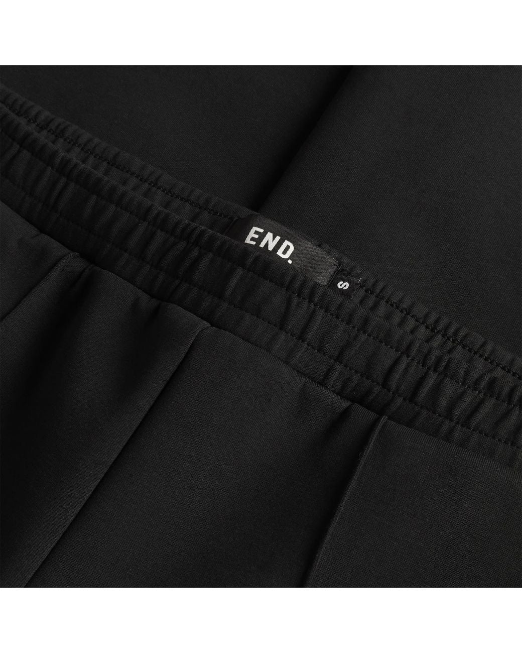 END. Black Compact Trackpant