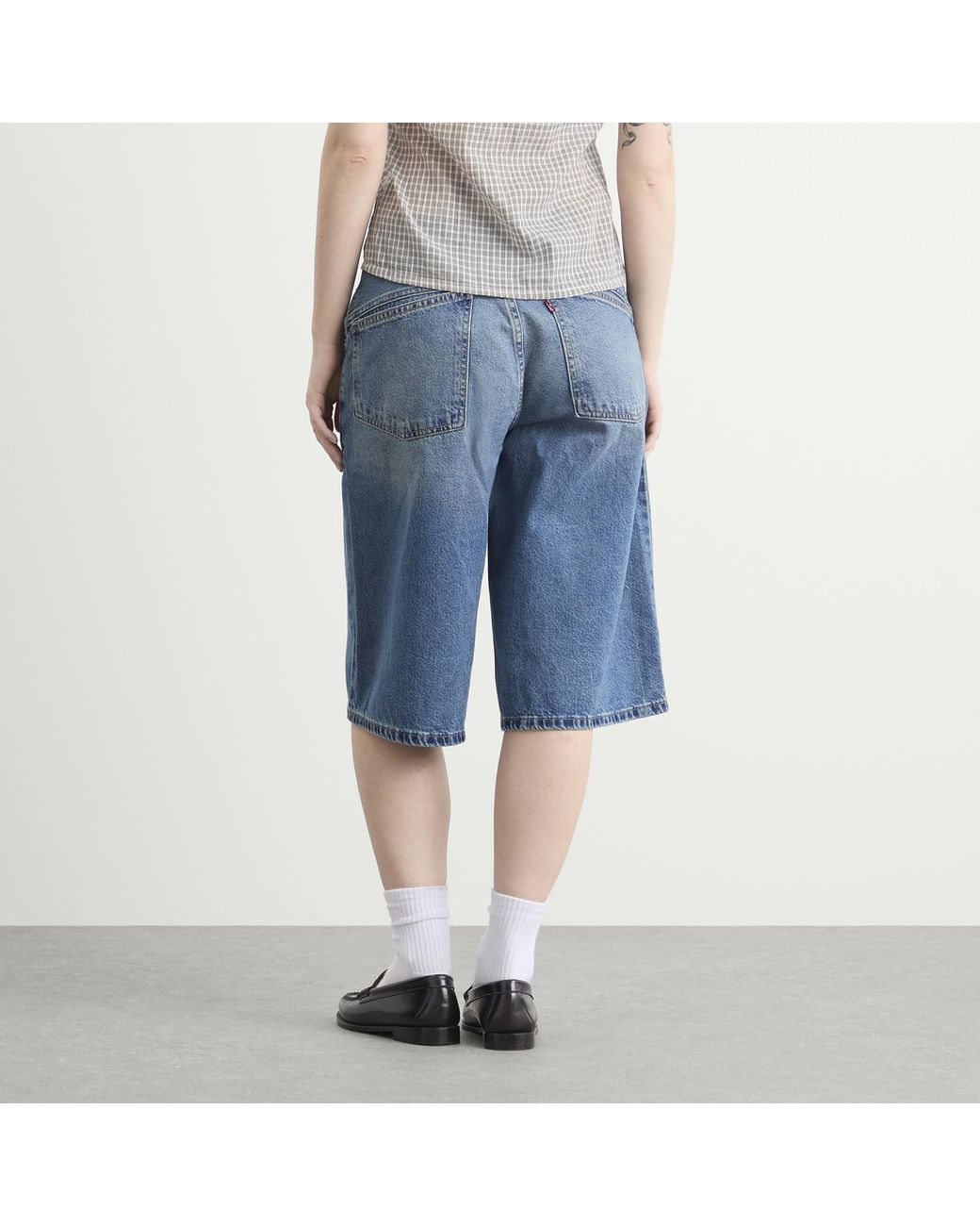 Levi's Blue Super Baggy Jorts