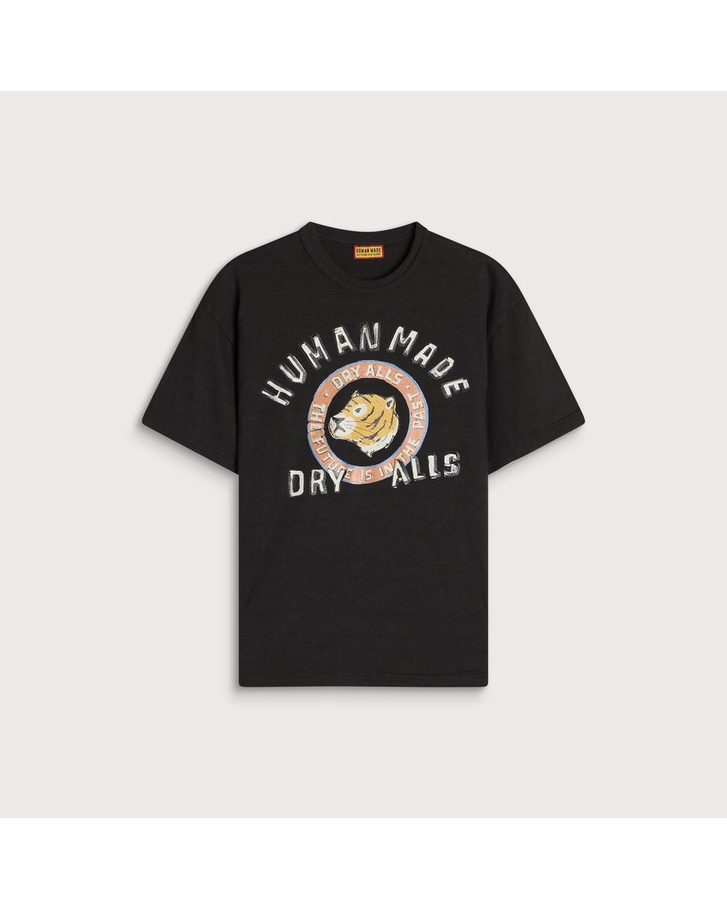 Human Made Black Tiger Sketch T-Shirt for men