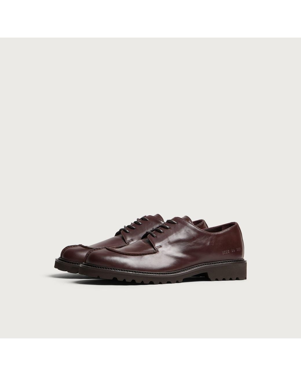 Common Projects Brown Apron Leather Derby for men