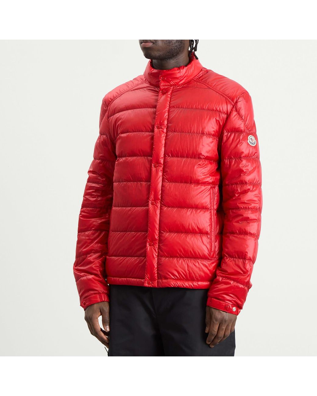Moncler Red Selves Nylon Jacket for men
