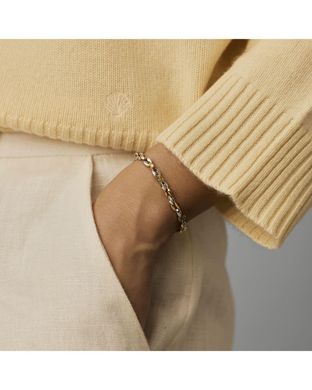 Missoma Metallic Mariner Chain Bracelet