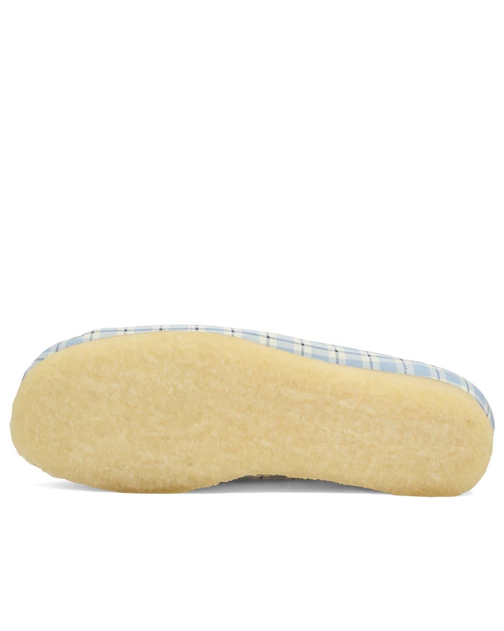 Clarks Blue Check Wallabee Boot