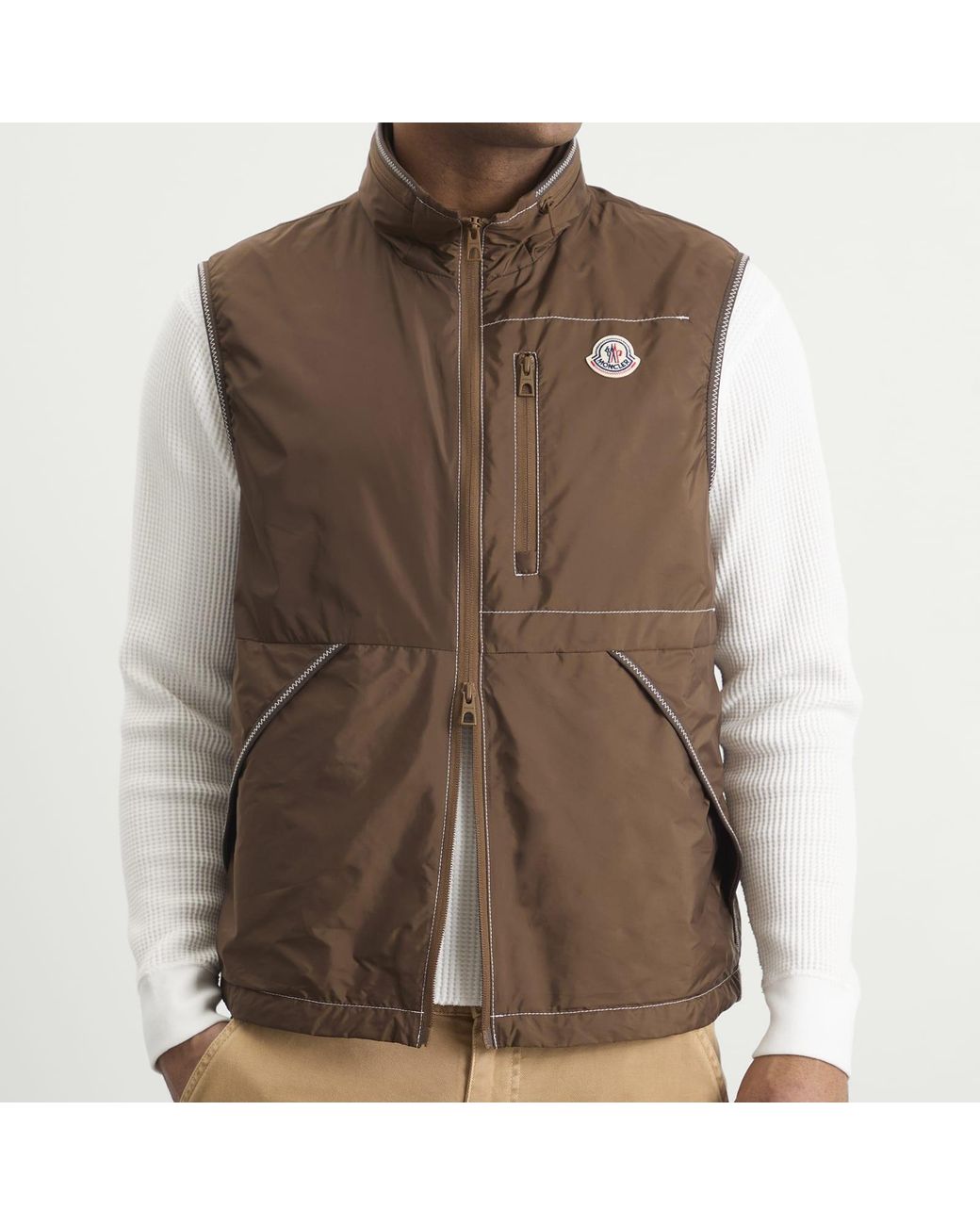 Moncler Brown Ansiei Vest for men