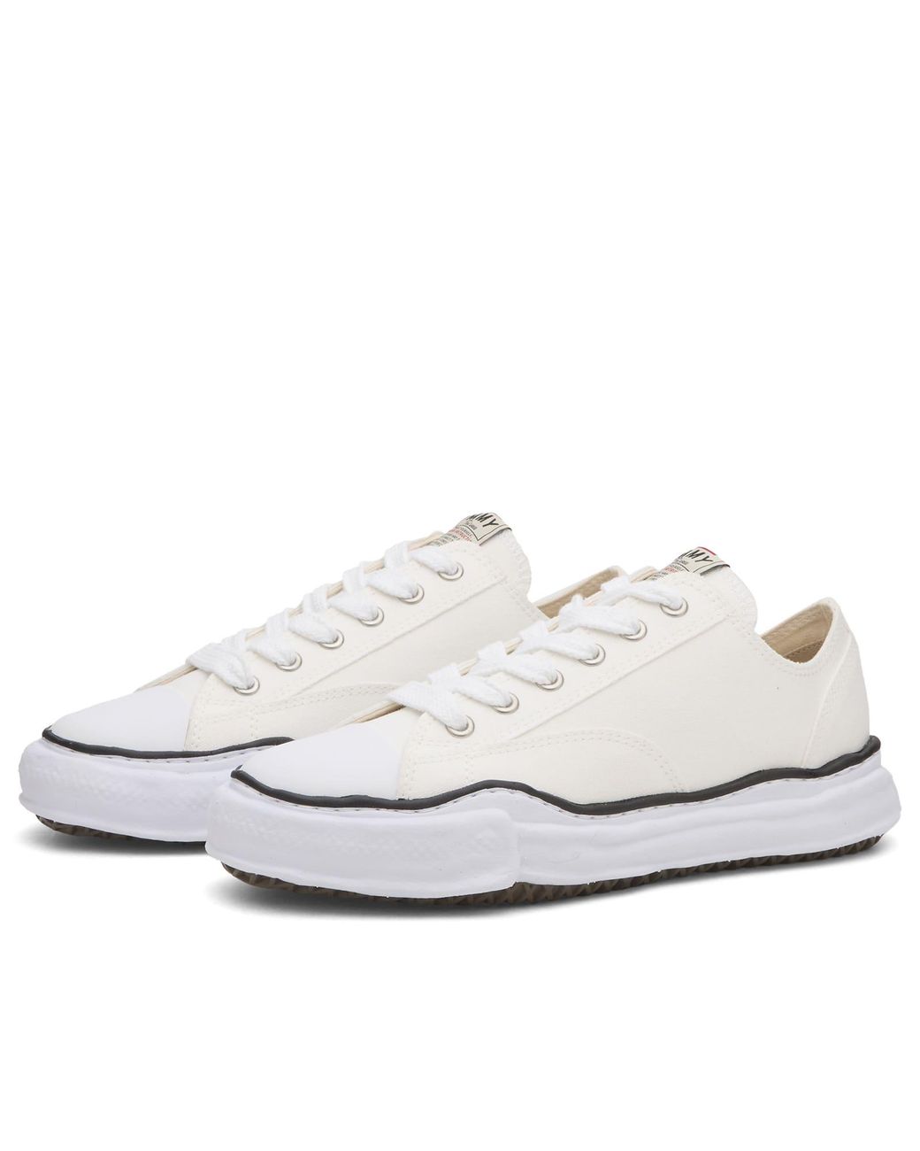 Maison Mihara Yasuhiro White Peterson Original Sole Canvas Low Sneaker