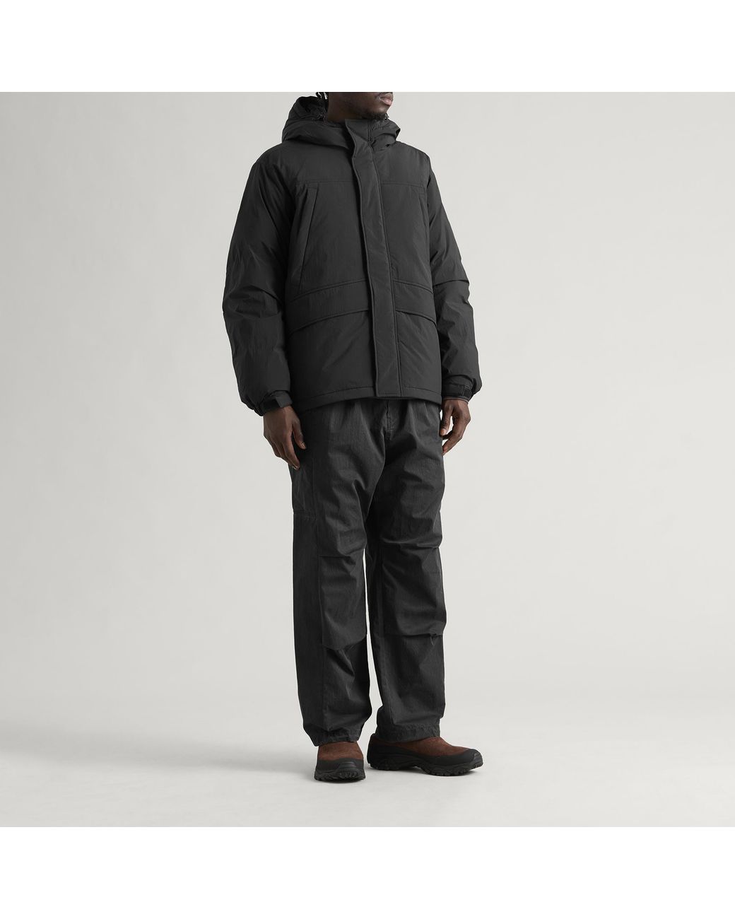 Snow Peak Black Everyday Down Jacket for men