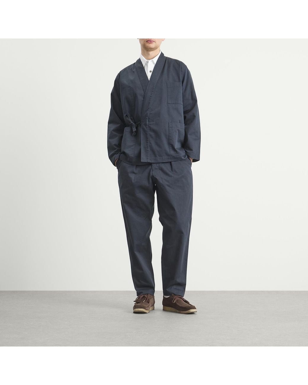 Universal Works Blue Kyoto Work Jacket for men