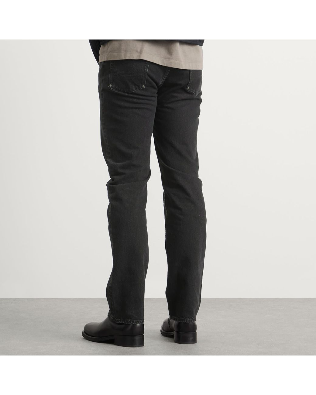 Entire studios Black Slem Jeans for men