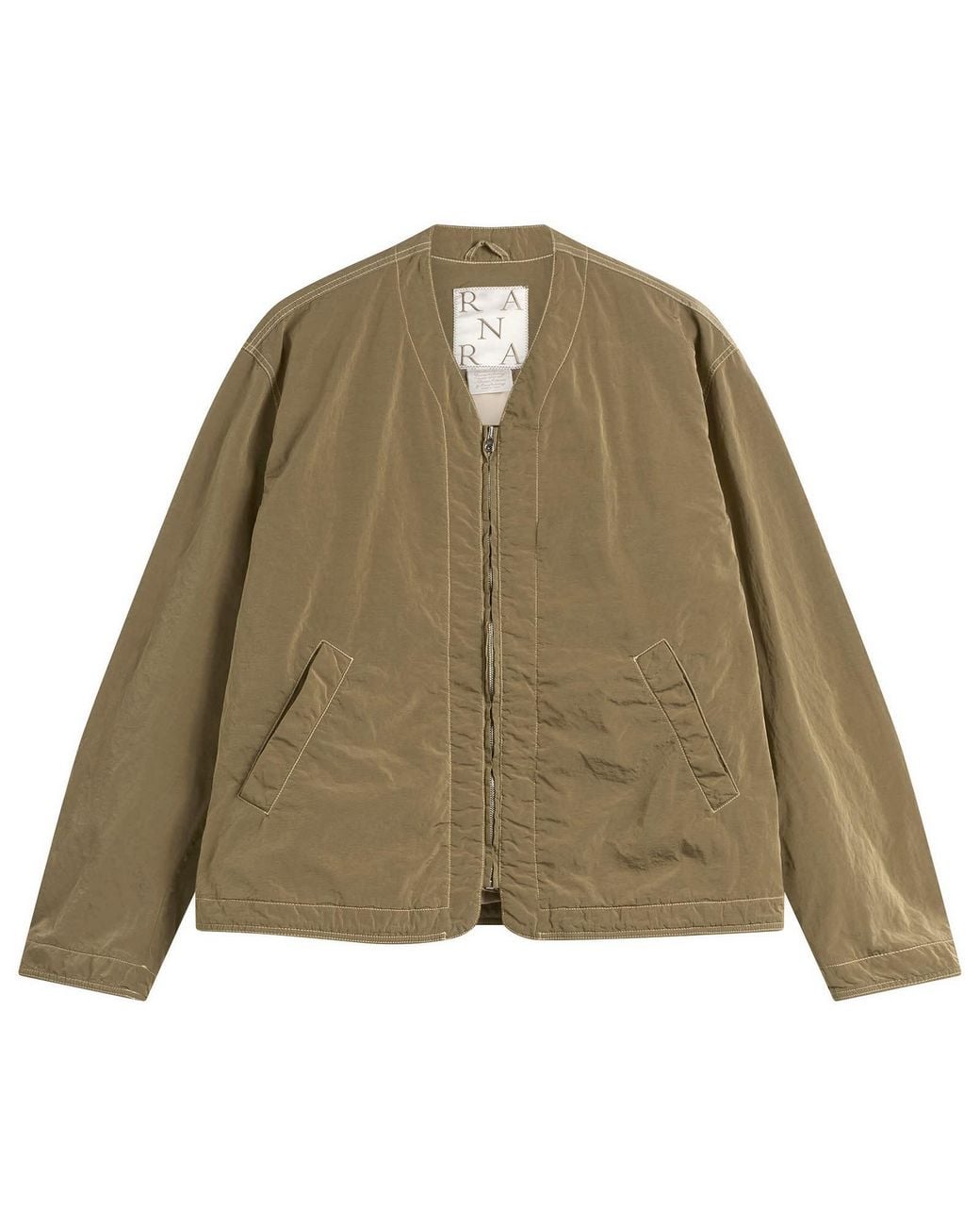 RANRA Green Ascender Canvas Nylon Jacket for men