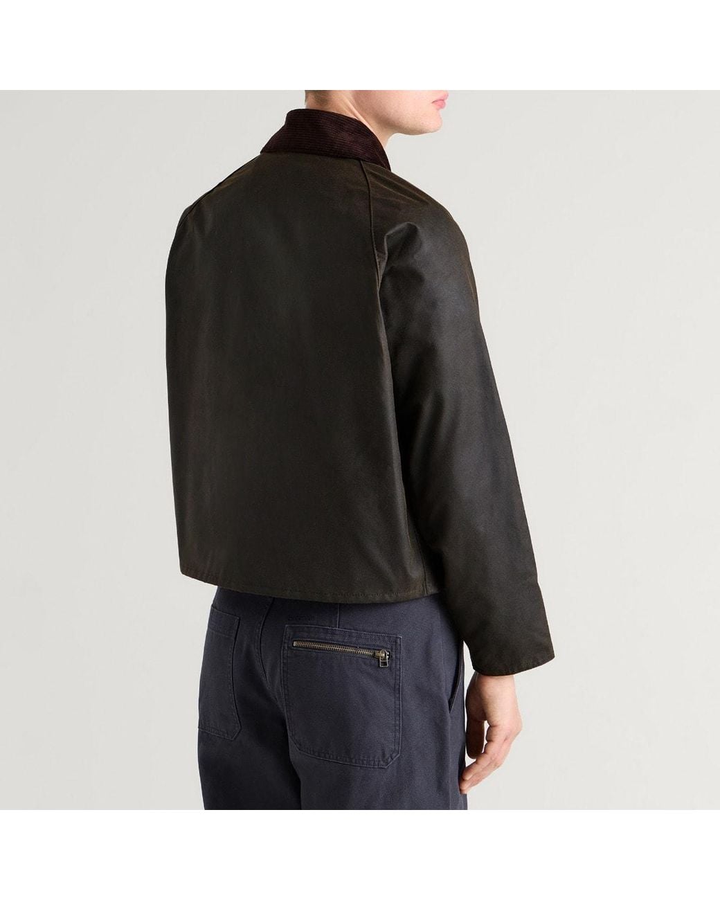 Barbour Black Sl Spey Wax Jacket for men