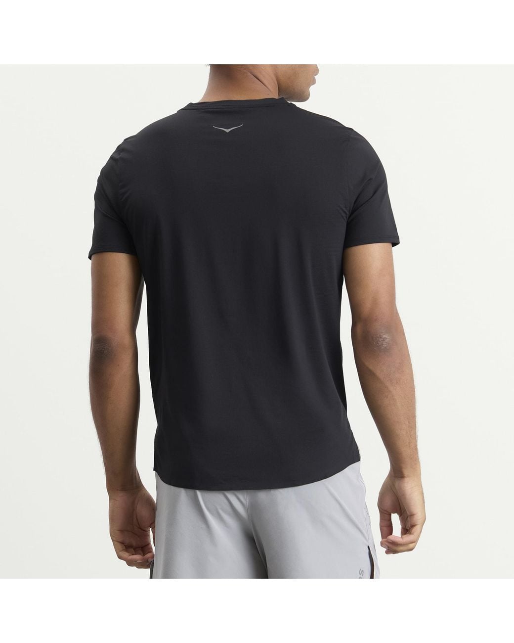 Hoka One One Black Everyrun Short Sleeve for men
