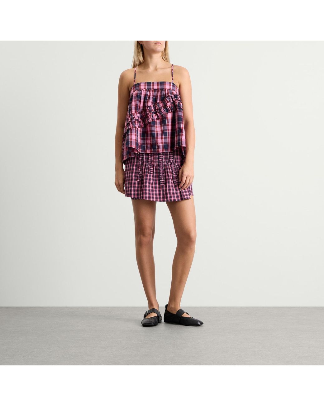 Damson Madder Purple Glinda Mini Skirt
