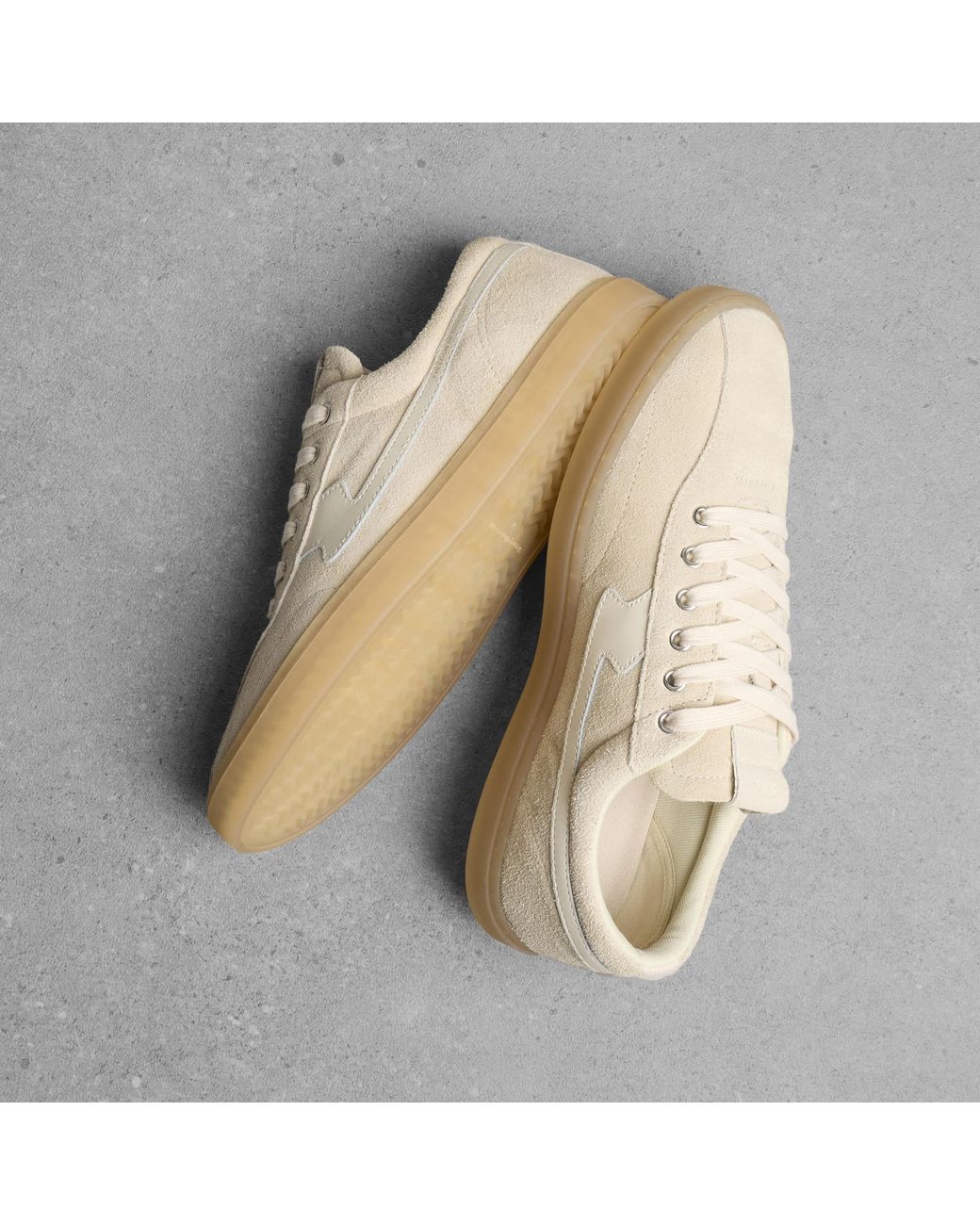 Stepney Workers Club Natural Surma S-Strike Suede Sneaker for men