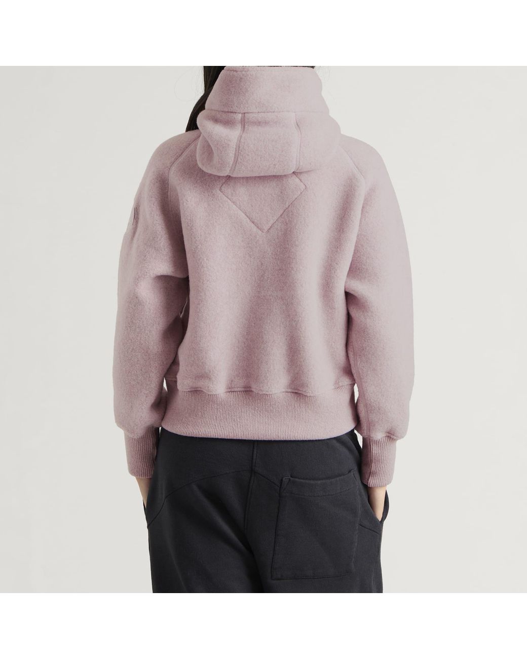 Canada Goose Pink Chilliwack Fleece Bomber Jacket