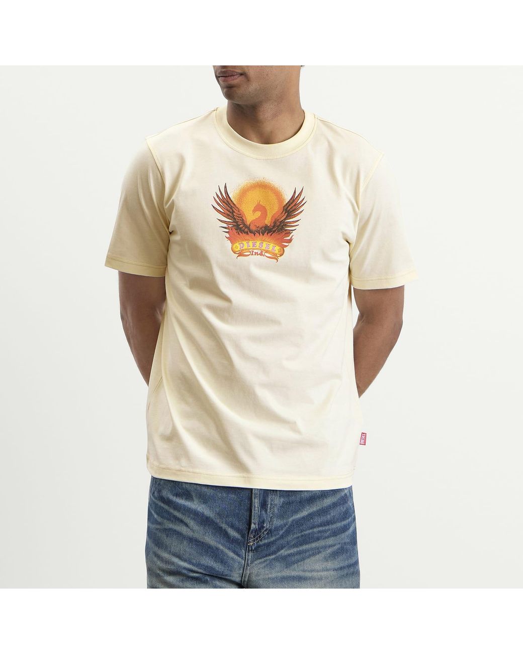 DIESEL Natural Pheonix T-Shirt for men