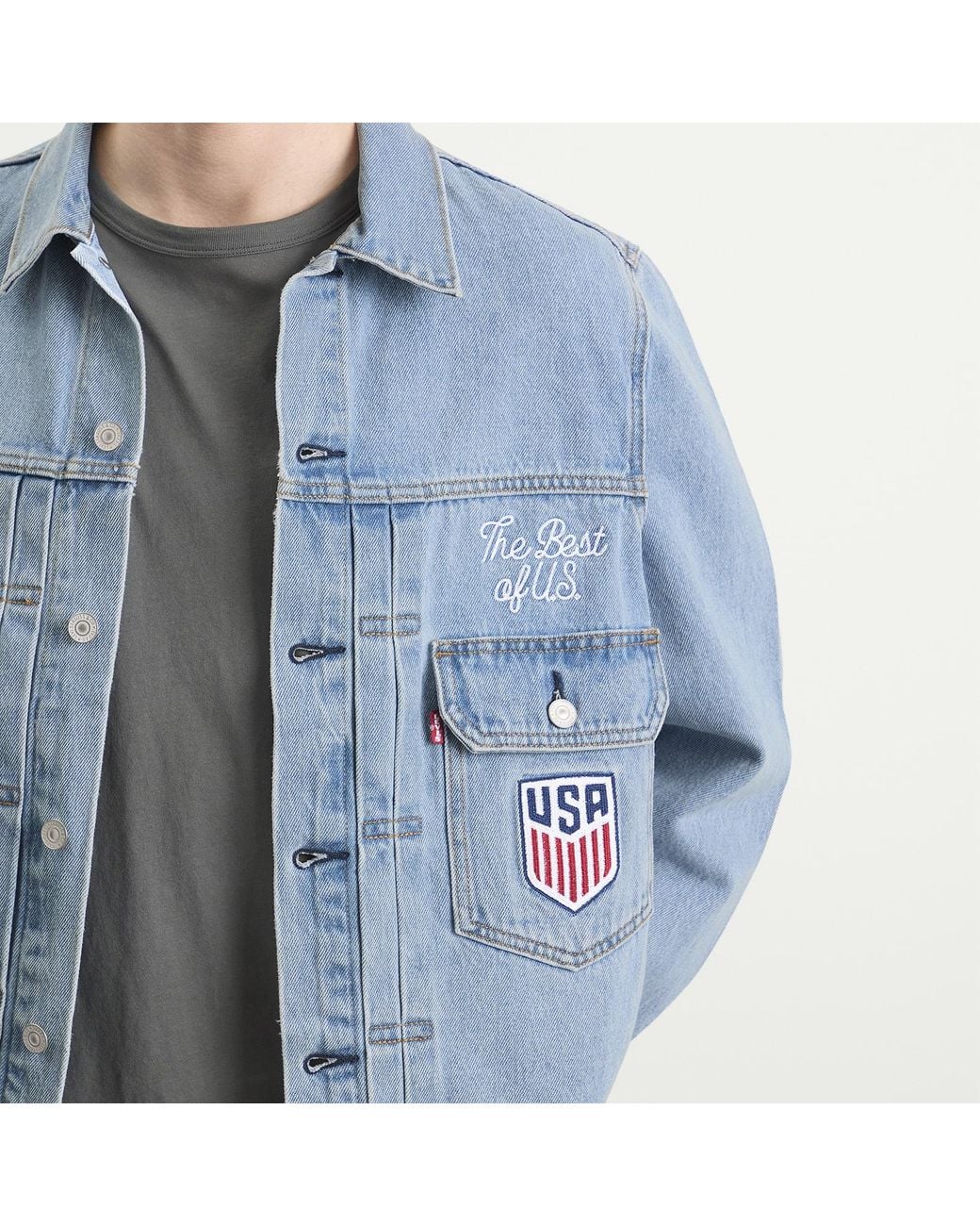 Levi's Blue Usa Type Ii Jacket for men