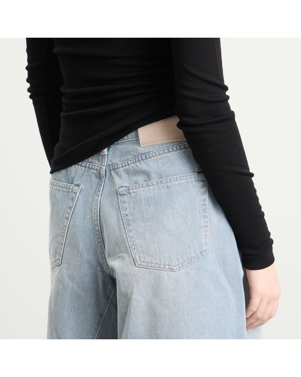 Our Legacy Blue Midi Shorts