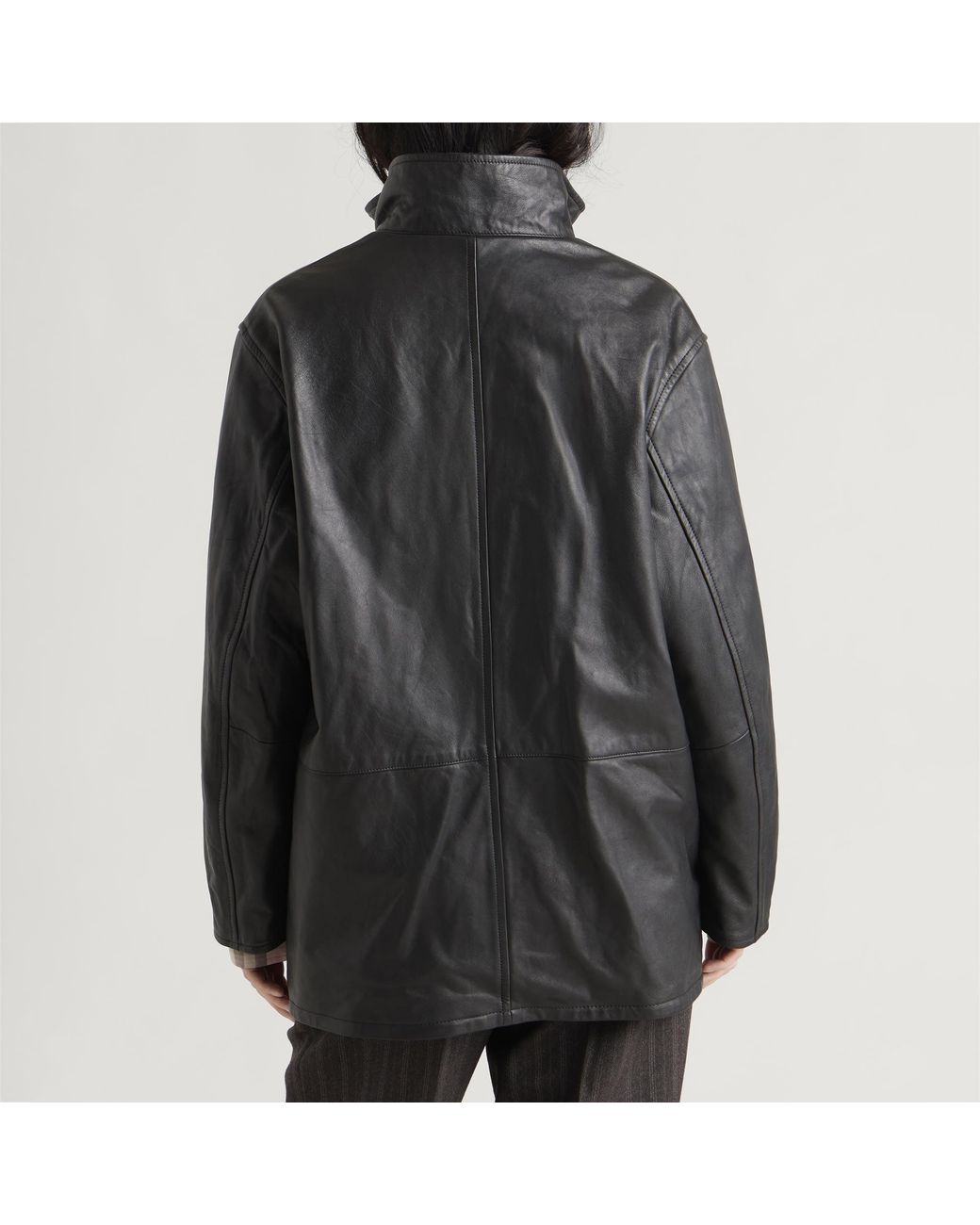 Auralee Brown Reversible Coat