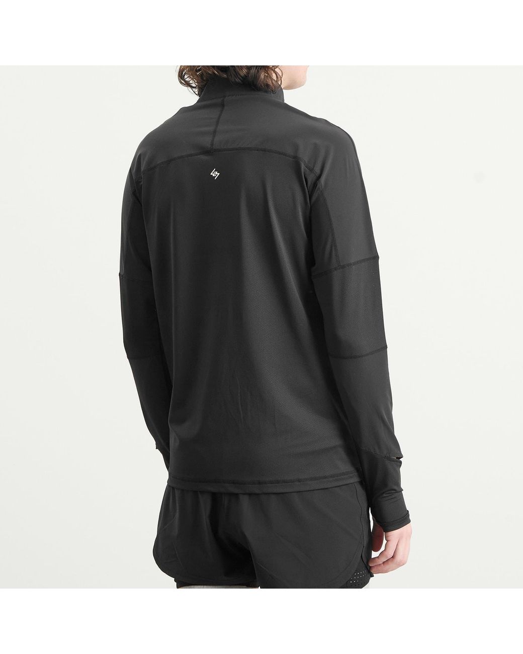 REPRESENT 247 Gray Run Quarter Zip for men